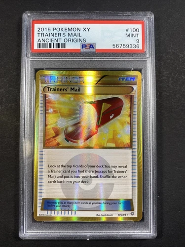 2015 Pokemon XY Ancient Origins 100/98 Trainer's Mail PSA 9 MINT