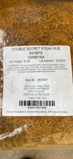 Big Poppa’s Double Secret Steak Rub — Award Winning Beef Rub, 5 LB