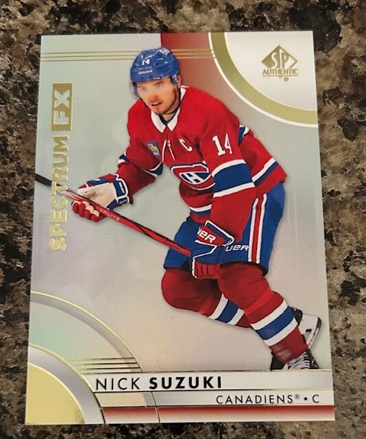 2023-24 SP Authentic Spectrum FX Nick Suzuki #S-6 - Unused Bounty