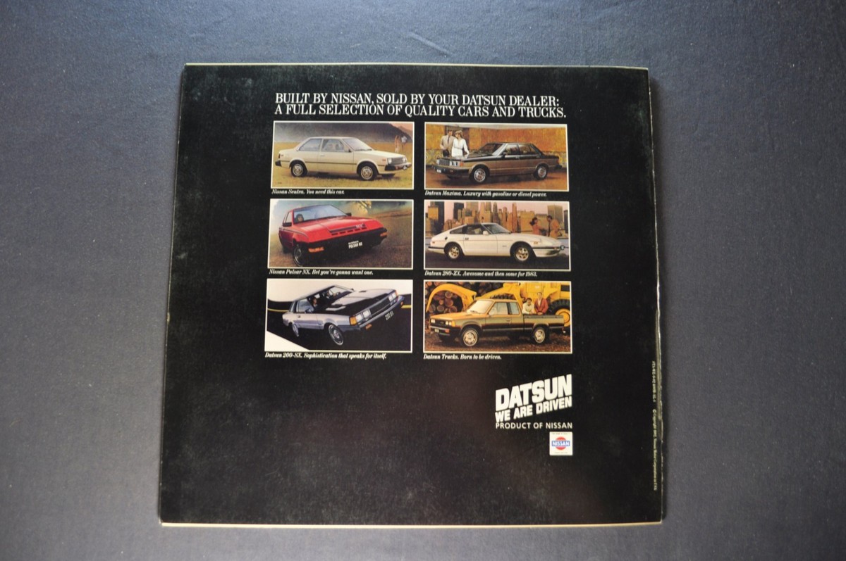 1983 Nissan Stanza Catalog Sales Brochure Sedan Excellent Original