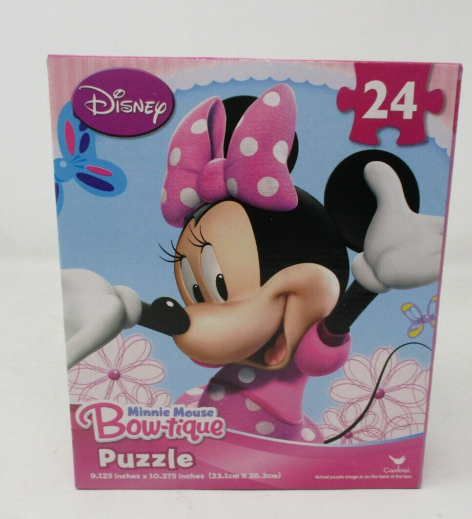 Disney - Ningaloo Mu Cardinal Disney Minnie Mouse Bow-tique Puzzle 24 Pc | eBay