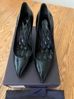 Brian Atwood Paten Leather Black Stilettoes Shoes 38/8 — photo 2
