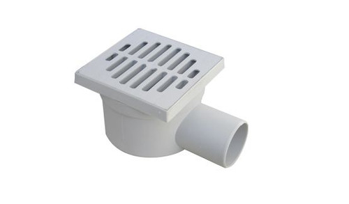 Chiusino Sifonato In Polipropilene C/uscita Verticale 100x100 OMP Tea