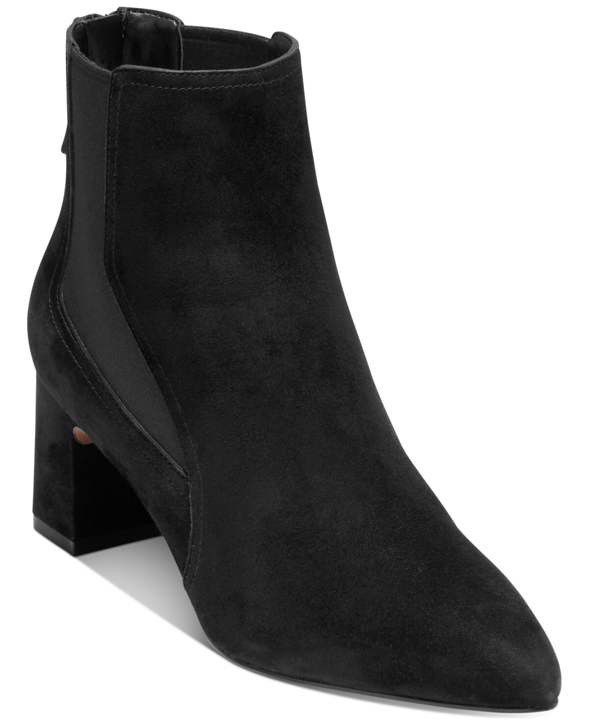 Cole Haan Women Etta Pointed Toe Booties 60mm Black Suede W22337 12790₽