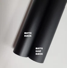 Matte Flat Deep Black Vinyl Auto Car Wrap Bubble Free Sticker Decal Film Roll