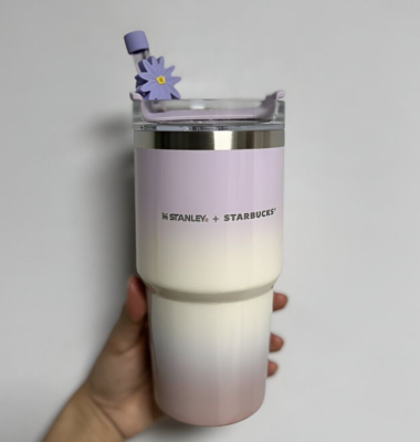 STARBUCKS KOREA 2024 SS Thanks Flower Quencher Stanley Tumbler