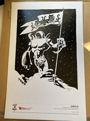 Gabriel Bá The Umbrella Academy Spaceboy print limited edition exclusive