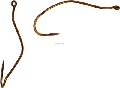 Mustad Ultrapoint Slow Death Hook #4 Ringed Eye Bronze 10/Pk 33862NP-BR-4-10U