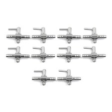 10Pcs Stainless Steel Air Flow Splitter Pump Lever Valve for Aquarium Fish Tank