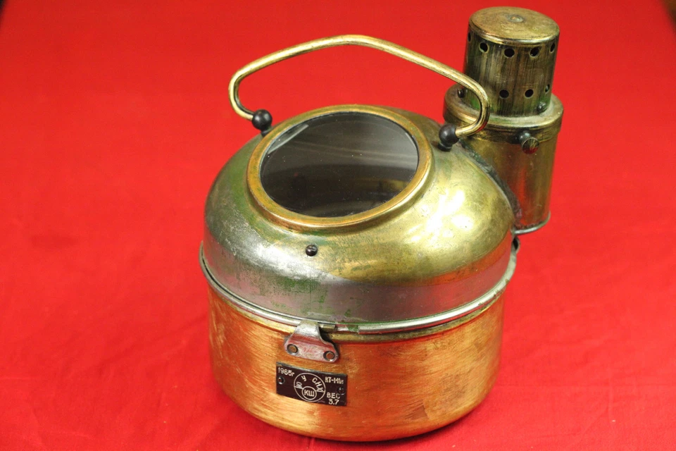 URSS barco soviético russo navio marinho bússola de latão KT-M1m 75mm 1965 - Imagem 2 de 4