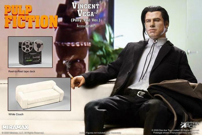 その他 Star Ace Toys 1/6 Vincent Vega 2.0.Ver VINCENT VEGA (PONY TAIL VERSION) DELUXE 2.0 Sixth Scale