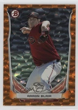 2014 Bowman Draft Top Prospects Orange Ice /25 Aaron Blair #TP-42