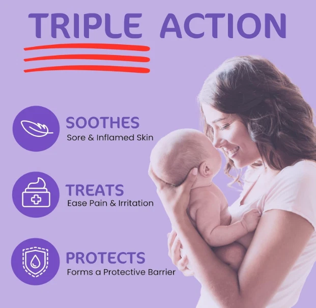 Crema para dermatitis del pañal Sudocrem 4,4 oz - Calma, trata y previene la irritación Foto 3 de 4