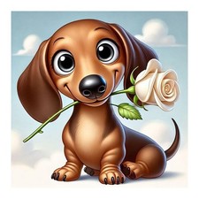 Diamond Art Kits for Adults, 5D Dog Diamond Painting Kits for Beginners, DIY 5D