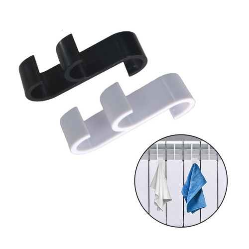 Sacala Lot de 4 crochets pour porte-serviettes chauffant
