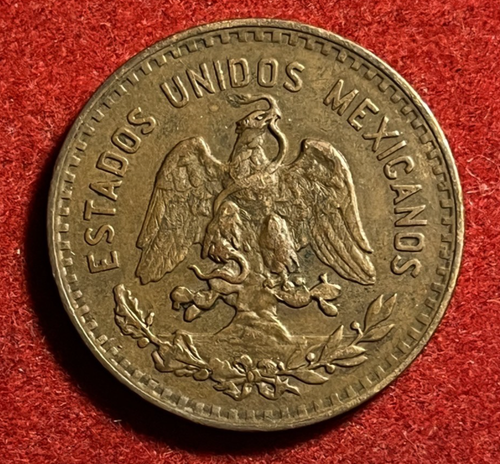 Messico 5 Centavos 1934 Moneta Bronzo KM#422 T11275 - Foto 1 di 2