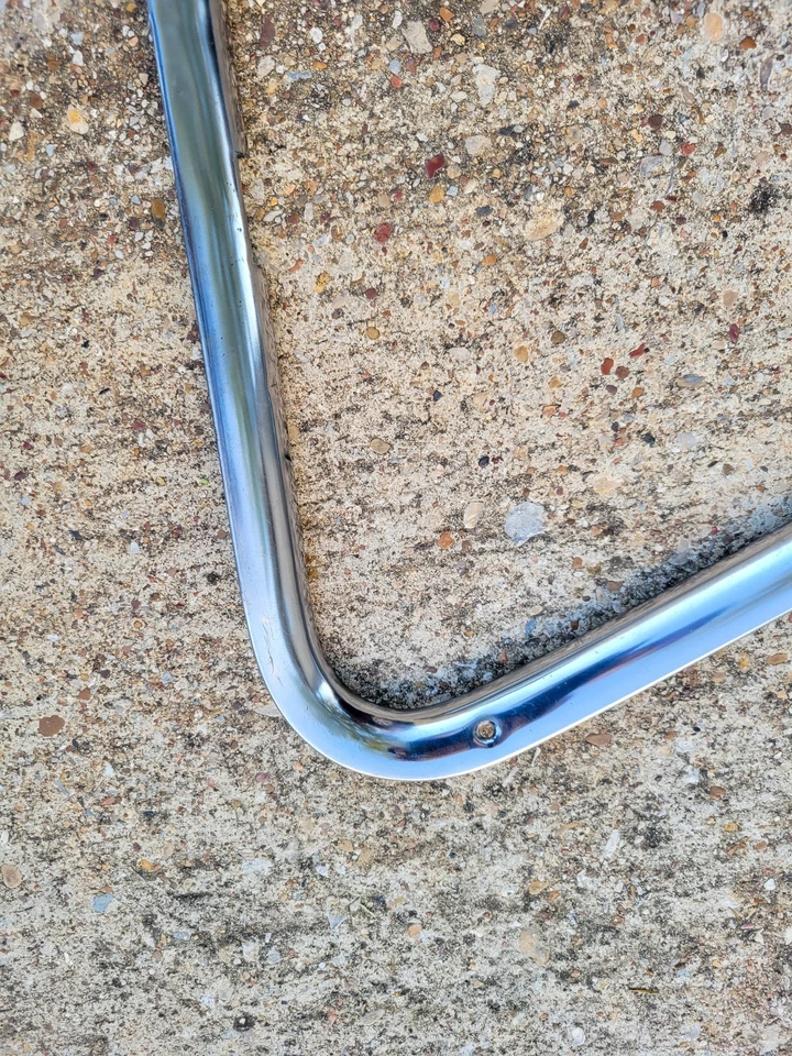 Modified for 1951-1954 Chevy GMC Truck STAINLESS DOOR WINDOW GARNISH MOLDINGS - Image 2 of 4