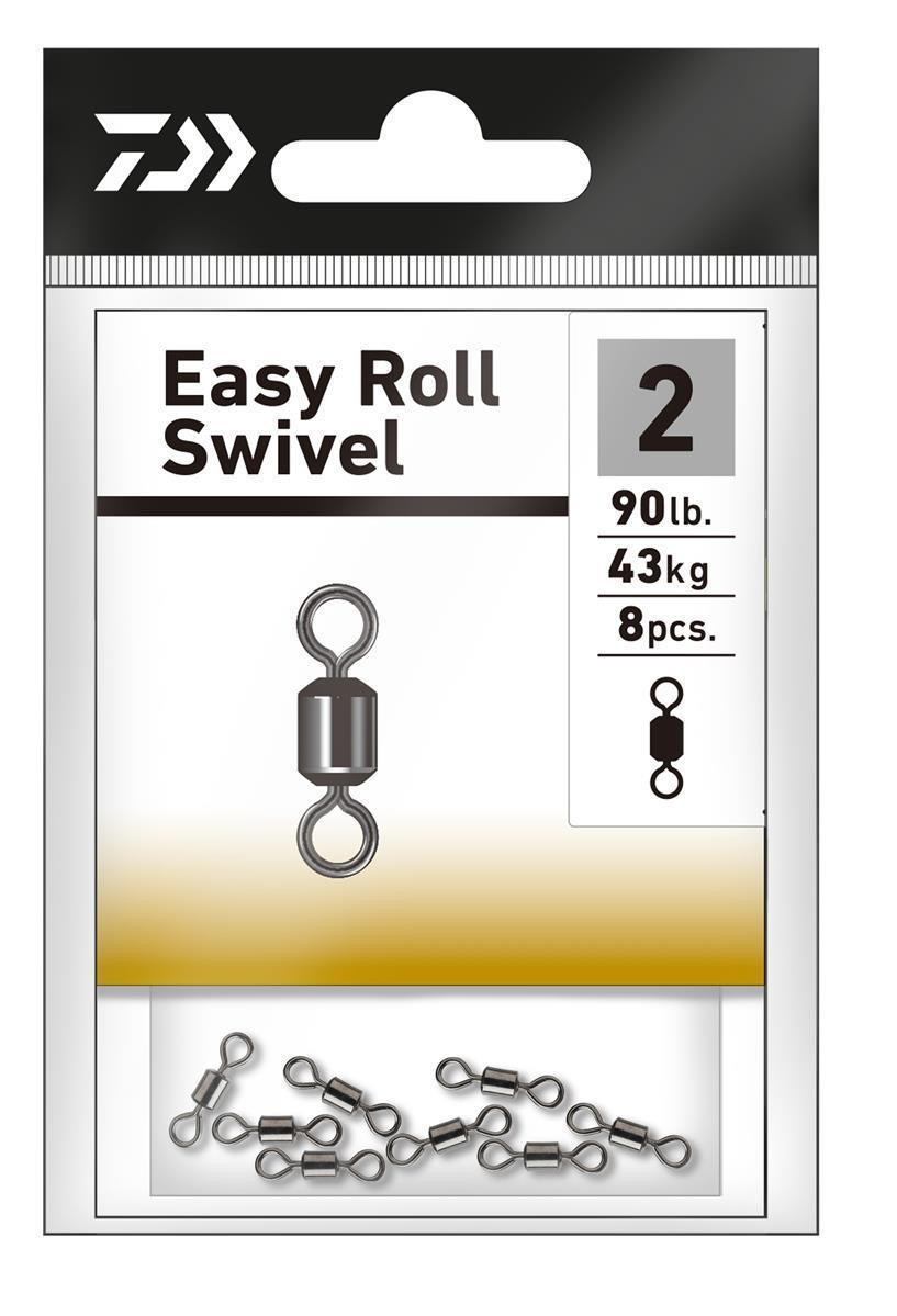 Шарнирные соединения Daiwa Easy Roll Gr 8 19 кг 10 Stck Wirbel drehend enorme Tragkraft 2090₽
