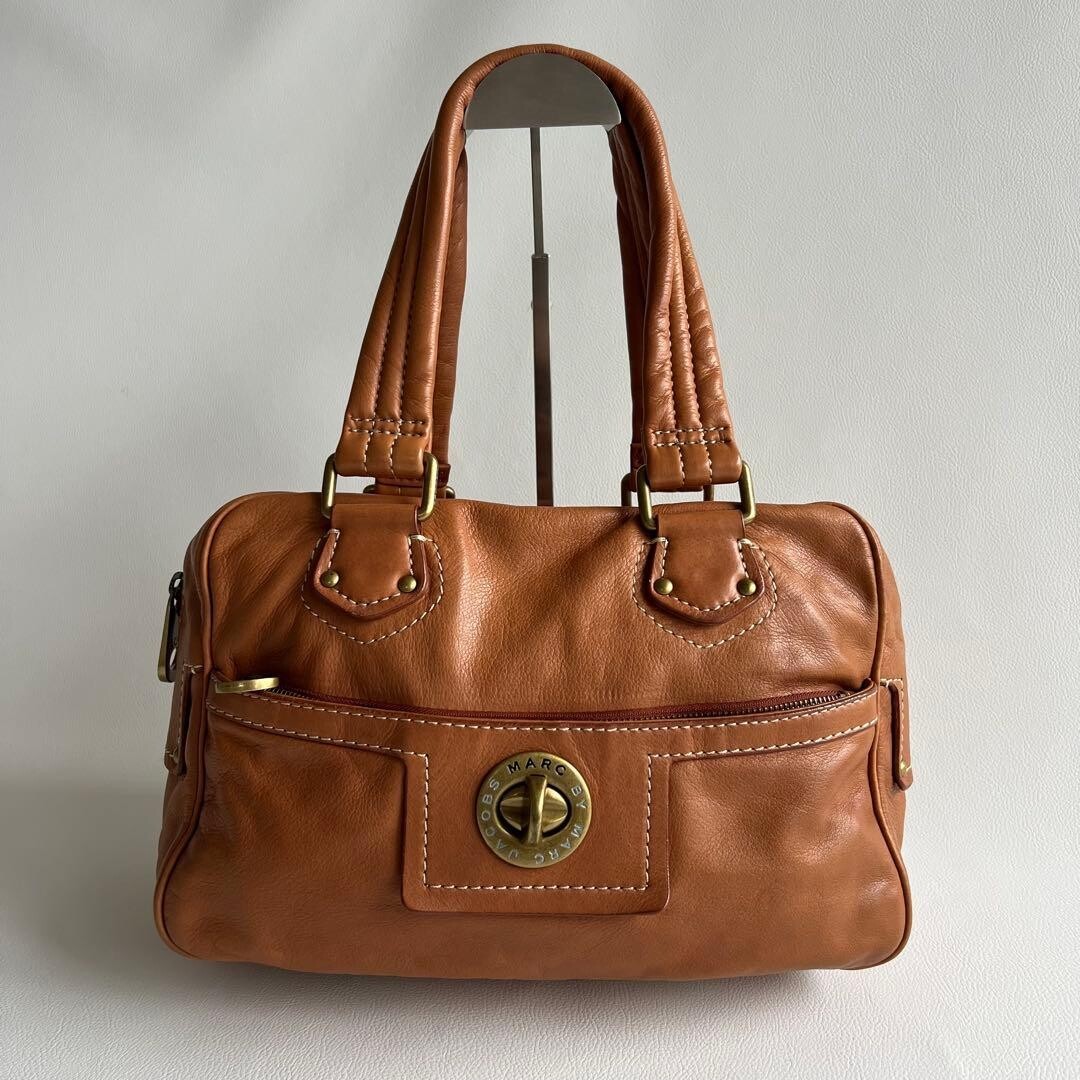 MARC BY MARC JACOBS Shoulder bag Leather Brown Vintage Authentic From Japan