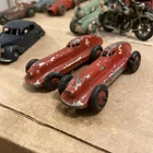 Vintage post war Dinky Toys 23d Auto Union racing cars in good condition rare