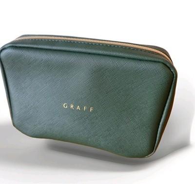 GRAFF Business Class Korean Air Kulturbeutel Kosmetiktasche British Racing Green