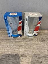 RETRO Coke COCA COLA GLASSES X2 OLYMPICS GAMES LONDON 2012 MCDONALDS  NEW