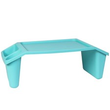 Lap Desk with Storage Compartment Teal Portable Writing Table Tray