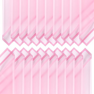 Flower Wrapping Paper Bouquet Floral Wrap Pink Border 22.8x22.8 Inch 20 Sheets
