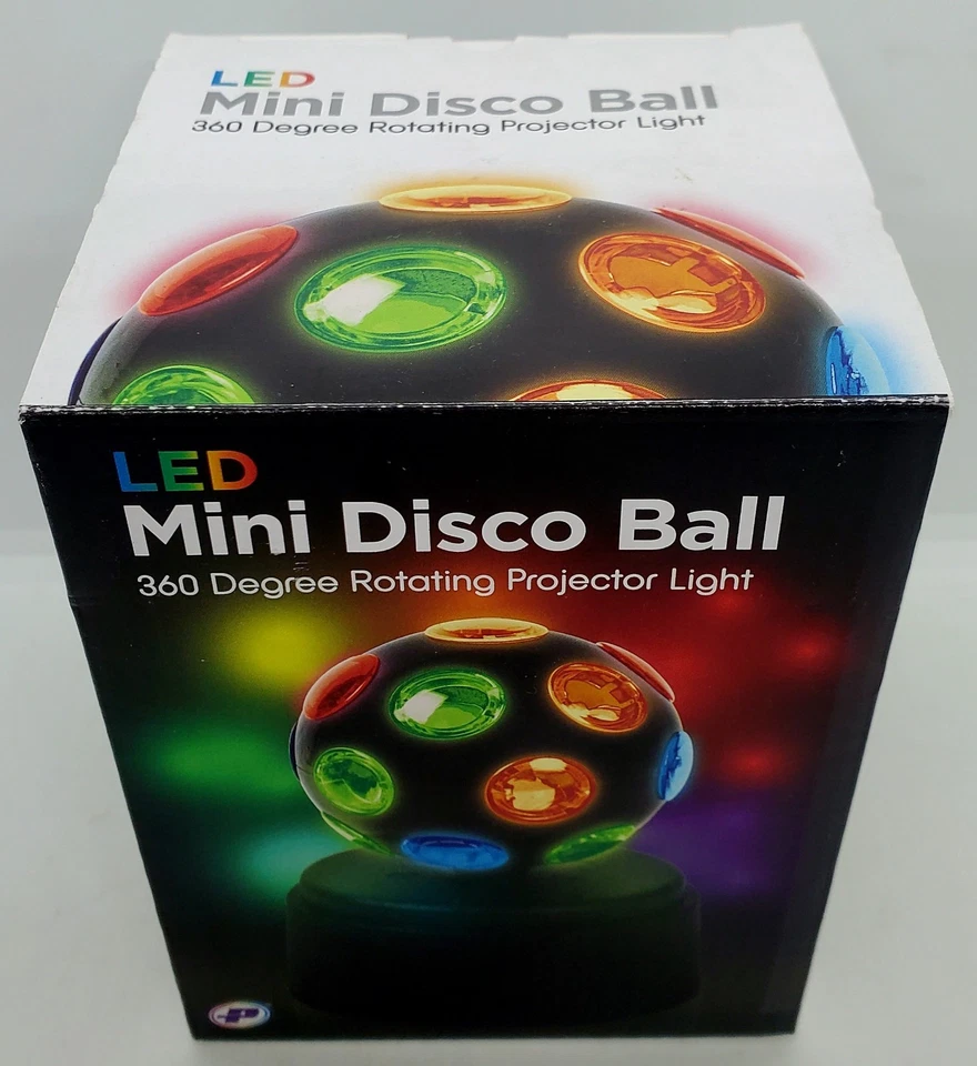 Brand New LED Mini Disco Ball Party Light Battery Powered Factory Sealed Mint!🥳 - Image 2 of 4