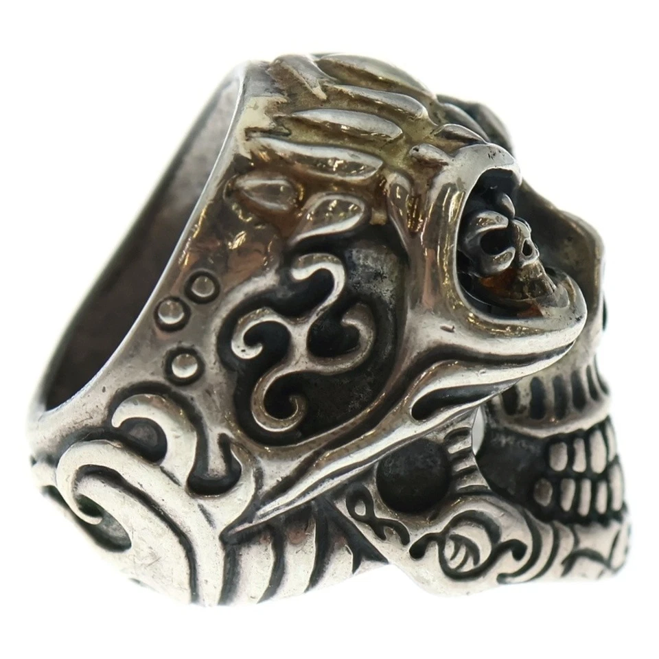ANILLO CALAVERA BWL MASTER BWL Wall de cuero plateado usado 1dc58429d91ddc5d04adc0abba89 Foto 3 de 4