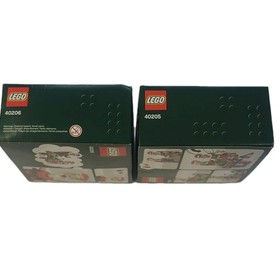 LEGO Seasonal Little Elf Helpers 40205 & Santa Claus 40206 393 Pieces