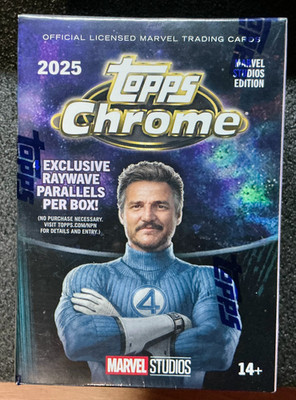 2025 Topps Chrome Marvel Studios Blaster Box - SEALED