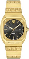 Image of Versace VE8F00424 Antares black gold Stainless Steel Men's Watch NEW