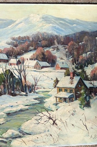 Pintura al óleo original del artista A. Brooks Ward - Imagen 1 de 11