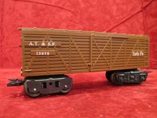 Classic Post War Marx Santa Fe Cattle Car #13975 1:48 Scale O Gauge