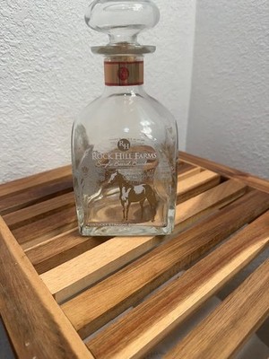 Rock Hill Farms Kentucky Straight Bourbon Whiskey Single Barrel Empty Bottle