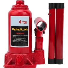 Cric idraulico a bottiglia martinetto 4T sollevatore sollevamento auto camper