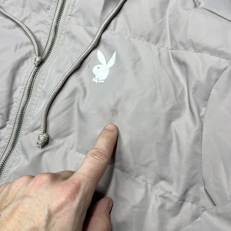 Chaqueta acolchada Playboy By PacSun bronceada para mujer esquí snowboard talla XS/S Foto 3 de 4