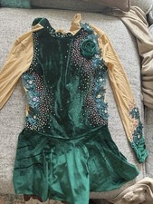Figure Skating Dress for Competition Women's Costume XL