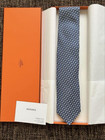 Logo France Boxes 115293 HermÈS Blue Tie Silk Men