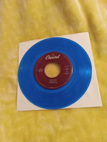 Beatles Something/come Together  Jukebox Only Record  New 45 Capitol Blue Vinyl