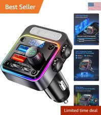Bluetooth 5.3 Car Adapter - 4-Port Fast Charging  Stunning Audio Experience