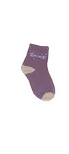 Kids Lilac Cream Ankle Socks   Cute Unknown Character   NWOT