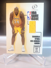 SHAQUILLE O’NEAL 2000-01 Fleer Legacy NBA Game-Used Jersey 14 GI * Lakers HOF