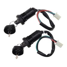 4 Wires Ignition Switch Key Set with Cap Replacement for 50cc 70cc 90cc 110cc