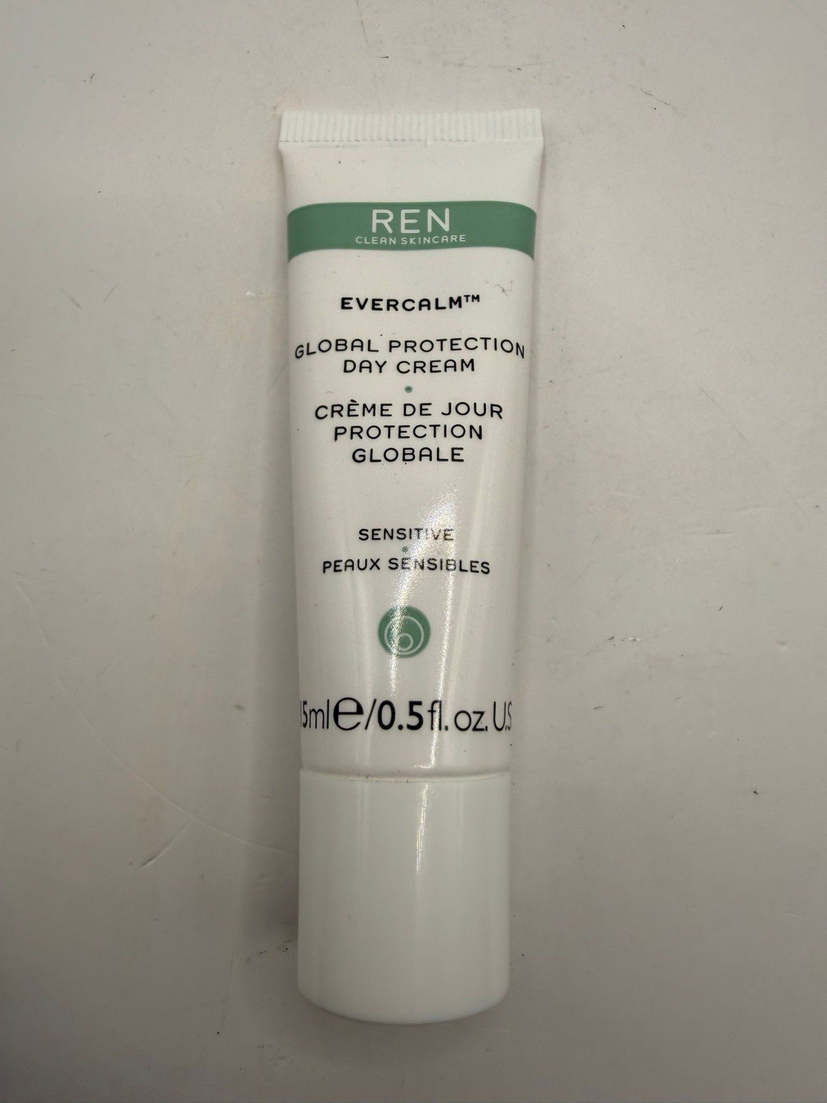 REN Evercalm Global Protection Day Cream 15ml Travel Size Handbag Gym Sensitive