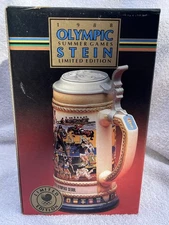 1988 Limited Edition Olympic Summer Games Anheuser Busch Beer Stein