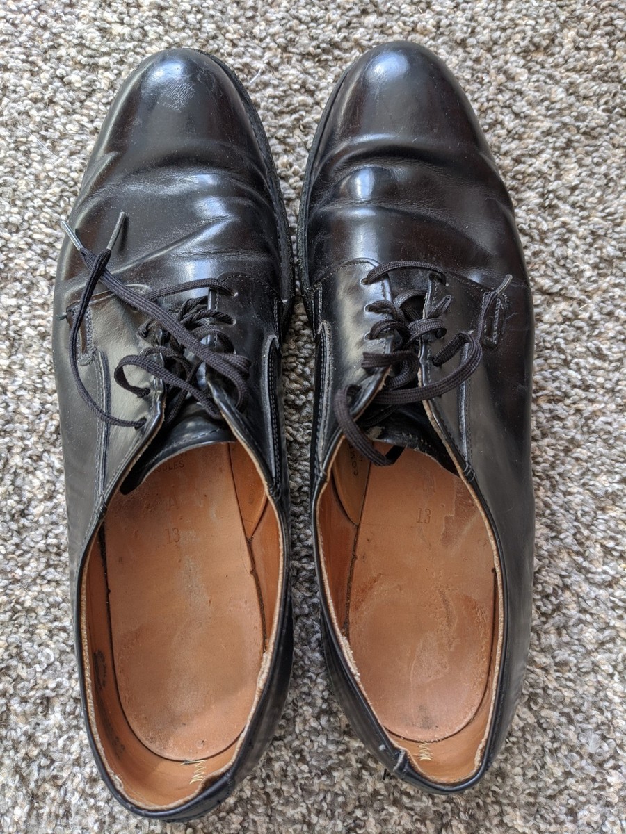 Vintage Red Wing Postman 101 Shoes Mens Size 13 AA Black Union