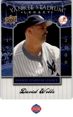 2008 Upper Deck Yankee Stadium Box Set #81 David Wells