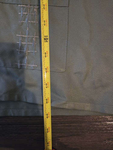 Haband Guayabera Shirt Men Large Green Button Up Short Sleeve Vintage Islands - Picture 7 of 7